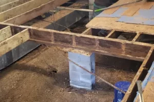 New flooring foundation interior